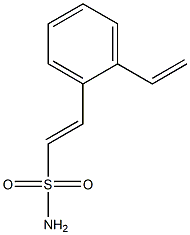 2-(2-Ethenylphenyl)ethenesulfonamide Struktur