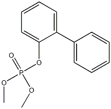 Phosphoric acid 2-biphenylyldimethyl ester Struktur