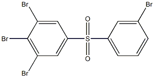 3,4,5-Tribromophenyl 3-bromophenyl sulfone Struktur