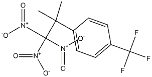 1-(1,1-Dimethyl-2,2,2-trinitroethyl)-4-trifluoromethylbenzene Struktur