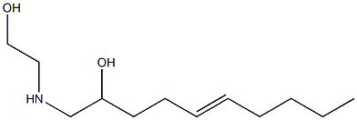 1-[(2-Hydroxyethyl)amino]-5-decen-2-ol Struktur