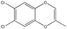 6,7-Dichloro-2-methyl-1,4-benzodioxin Struktur