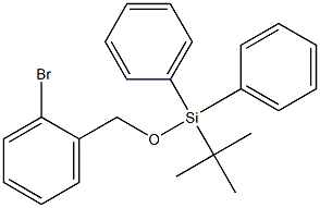 1-Bromo-2-[(tert-butyldiphenylsilyloxy)methyl]benzene Struktur