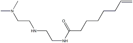 N-[2-[2-(Dimethylamino)ethylamino]ethyl]-7-octenamide Struktur