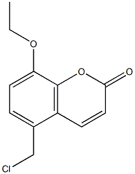 5-Chloromethyl-8-ethoxycoumarin Struktur