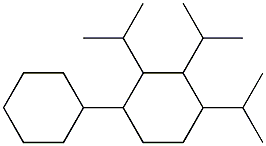 2,3,4-Triisopropyl-1,1'-bicyclohexane Struktur