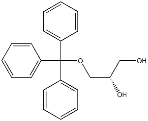 [S,(-)]-3-O-Trityl-D-glycerol Struktur