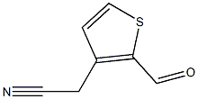 2-Formyl-3-thiopheneacetonitrile Struktur