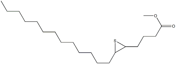 5,6-Epithiononadecanoic acid methyl ester Struktur