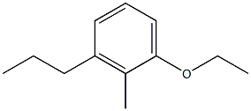 1-Ethoxy-2-methyl-3-propylbenzene Struktur