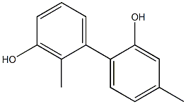 2',4-Dimethyl-1,1'-biphenyl-2,3'-diol Struktur