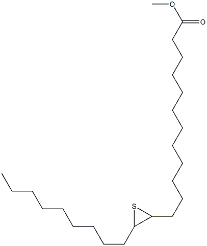 13,14-Epithiotricosanoic acid methyl ester Struktur