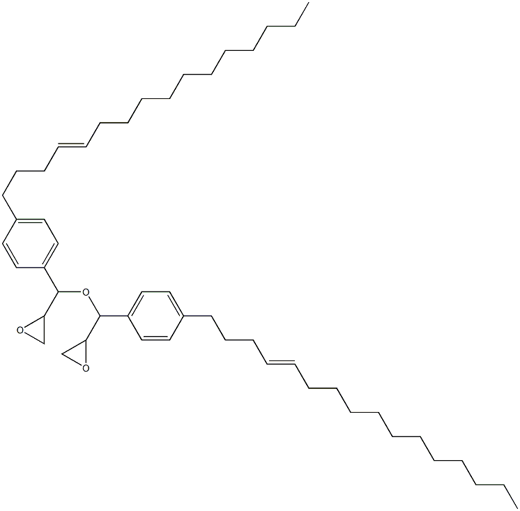 4-(4-Hexadecenyl)phenylglycidyl ether Struktur