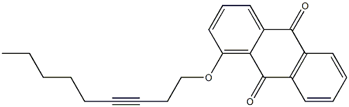 1-(3-Nonynyloxy)anthraquinone Struktur