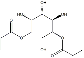 L-Glucitol 2,6-dipropionate Struktur