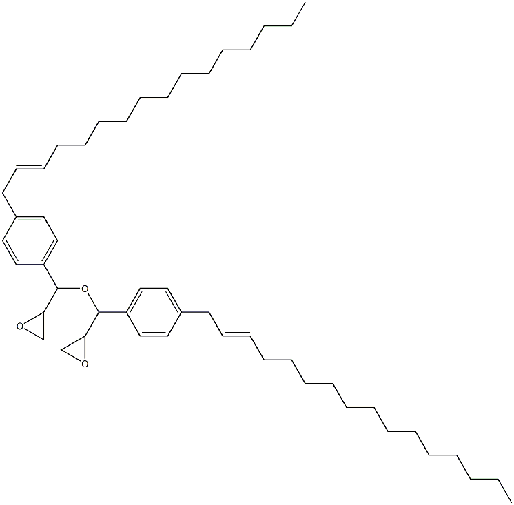 4-(2-Hexadecenyl)phenylglycidyl ether Struktur