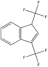 1,3-Bis(trifluoromethyl)-1H-indene Struktur