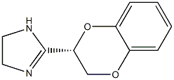 2-[[(2S)-2,3-Dihydro-1,4-benzodioxin]-2-yl]-4,5-dihydro-1H-imidazole Struktur