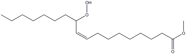 (Z)-11-Hydroperoxy-9-octadecenoic acid methyl ester Struktur