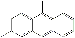 2,10-Dimethylanthracene Struktur