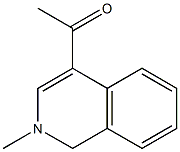 2-Methyl-4-acetyl-1,2-dihydroisoquinoline Struktur