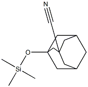 1-(Trimethylsiloxy)adamantane-3-carbonitrile Struktur