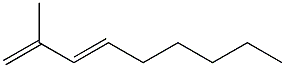 (E)-2-Methyl-1,3-nonadiene Struktur