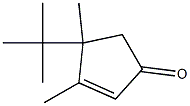 4-tert-Butyl-3,4-dimethyl-2-cyclopenten-1-one Struktur