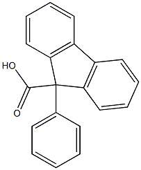 9-Phenyl-9H-fluorene-9-carboxylic acid Struktur