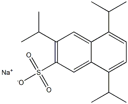 3,5,8-Triisopropyl-2-naphthalenesulfonic acid sodium salt Struktur