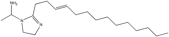 1-(1-Aminoethyl)-2-(3-tetradecenyl)-2-imidazoline Struktur