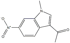 3-Acetyl-1-methyl-6-nitro-1H-indole Struktur