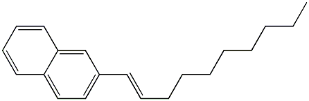 2-(1-Decenyl)naphthalene Struktur