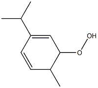 p-Mentha-2,4-dien-6-yl hydroperoxide Struktur