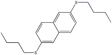 2,6-Di(butylthio)naphthalene Struktur