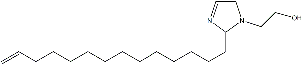 2-(13-Tetradecenyl)-3-imidazoline-1-ethanol Struktur