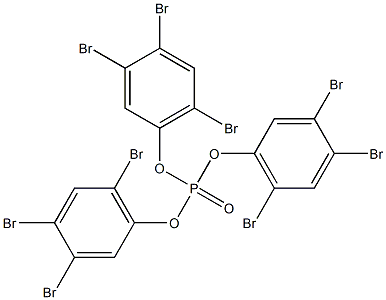 Phosphoric acid tris(3,4,6-tribromophenyl) ester Struktur