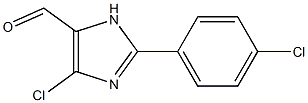 2-(4-Chlorophenyl)-4-chloro-1H-imidazole-5-carbaldehyde Struktur