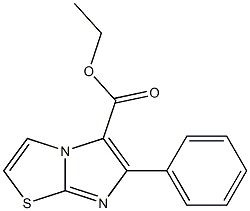 6-Phenylimidazo[2,1-b]thiazole-5-carboxylic acid ethyl ester Struktur