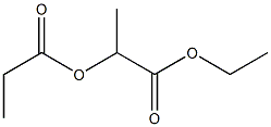 2-(Propionyloxy)propionic acid ethyl ester Struktur