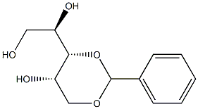 1-O,3-O-Benzylidene-D-xylitol Struktur