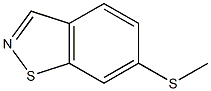 6-(Methylthio)-1,2-benzisothiazole Struktur