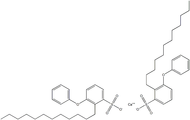 Bis(3-phenoxy-2-dodecylbenzenesulfonic acid)calcium salt Struktur