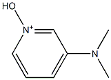 3-(Dimethylamino)-1-hydroxypyridin-1-ium Struktur