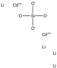 Orthosilicic acid dilithiumcadmium salt Struktur