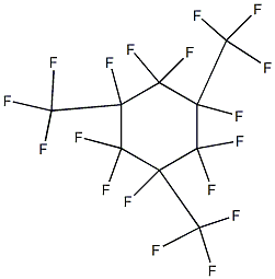 1,2,2,3,4,4,5,6,6-Nonafluoro-1,3,5-tris(trifluoromethyl)cyclohexane Struktur