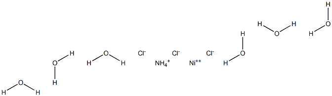 Ammonium nickel trichloride hexahydrate Struktur