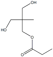 Propionic acid 3-hydroxy-2-(hydroxymethyl)-2-methylpropyl ester Struktur