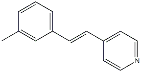 4-(3-Methylstyryl)pyridine Struktur