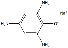 Sodium 2,4,6-triaminophenolate Struktur